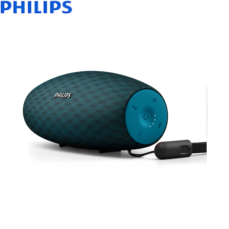 PHILIPS/飞利浦BT6900无线蓝牙音响 便携式防水防尘户外音响低音炮便携式蓝牙音响 蓝色