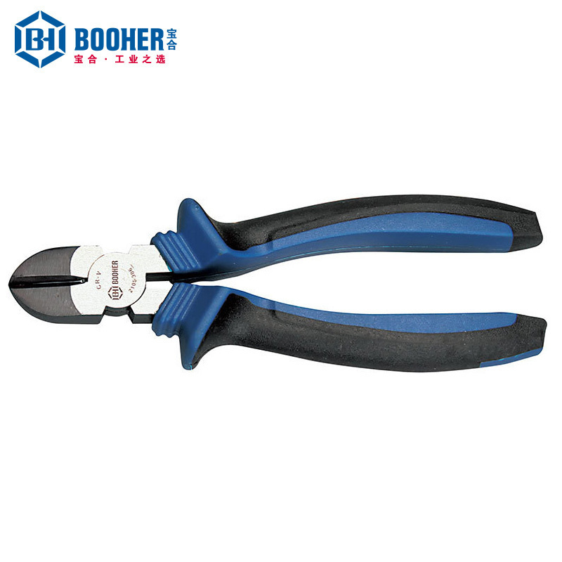 (DT)宝合(BOOHER) 2105306 双色CrV斜嘴钳6“ 150mm (单位:只)