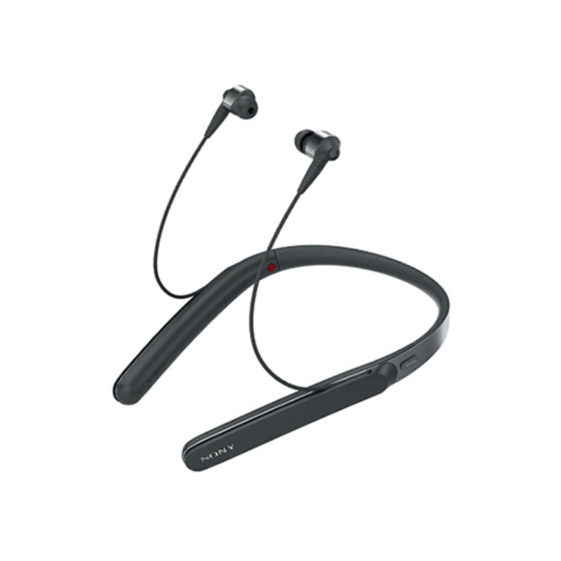 索尼(SONY)WI-1000X Hi-Res颈挂式入耳式无线蓝牙耳机 高音质降噪耳机 手机通话 黑色