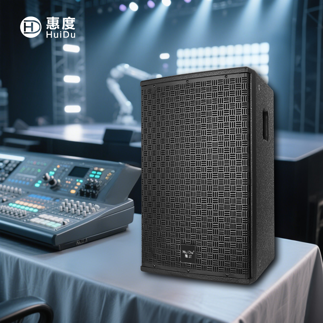 惠度(HuiDu)PK-10专业音箱舞台演出家用K歌酒吧包房KTV会议室音响高清大图