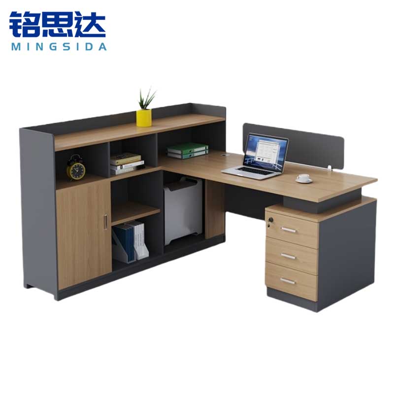 铭思达屏风工位单人含柜套高清大图