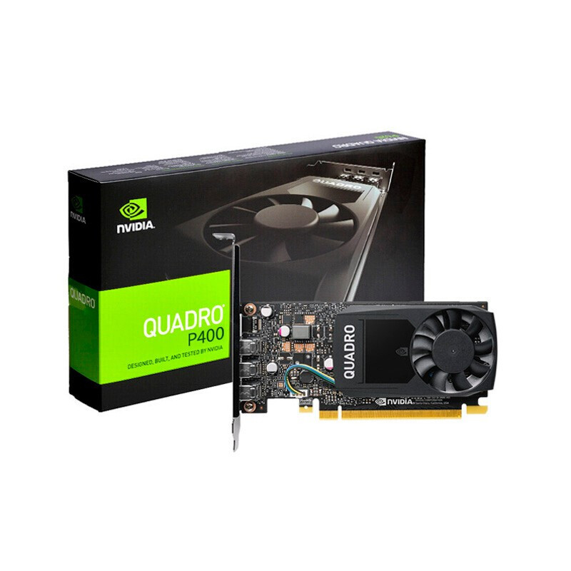 丽台(LEADTEK)NVIDIA Quadro P400 2G GDDR5 64bit/32GBp专业制图显卡 工业包装