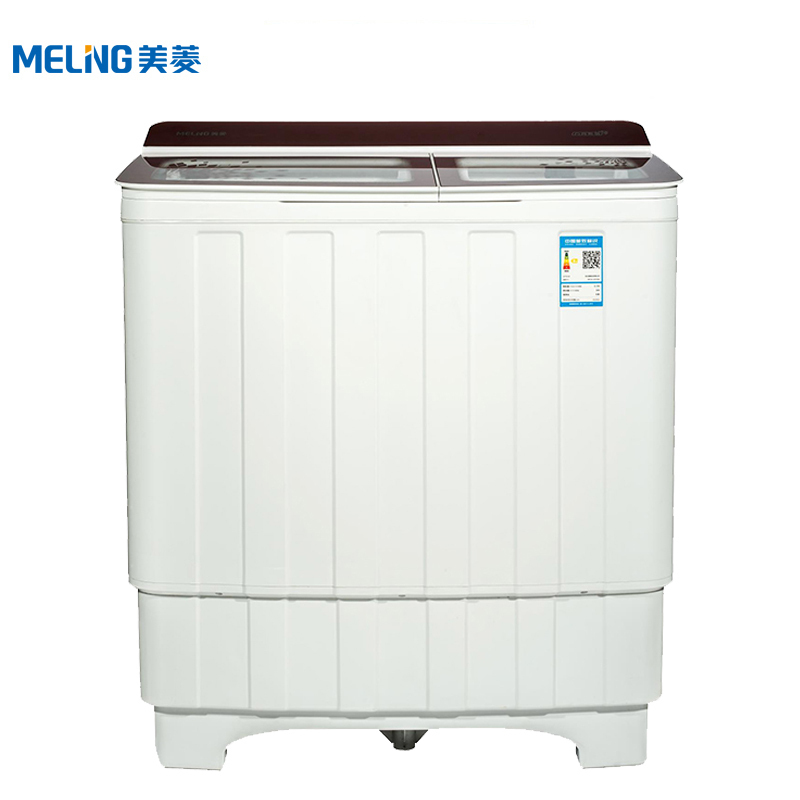 美菱(MELING) 波轮洗衣机 双缸半自动 大容量节能双桶洗衣机 12公斤(白) MP120-22XTGW