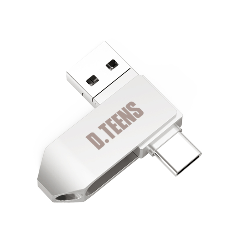 OTG手机U盘32g Type-C/Micro/USB3.0三合一金属两用电脑U盘
