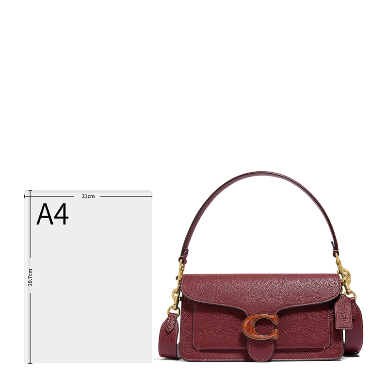 Coach 女士酒红色单肩包 4607B4WN