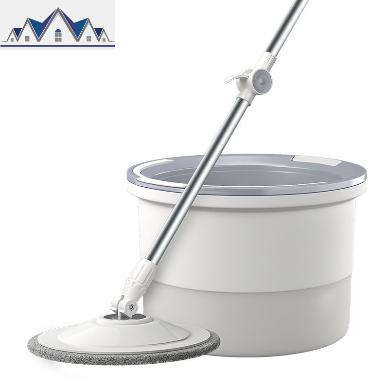 免手洗胶棉拖把桶旋转家用木地板干湿两用拖布懒人拖地 三维工匠