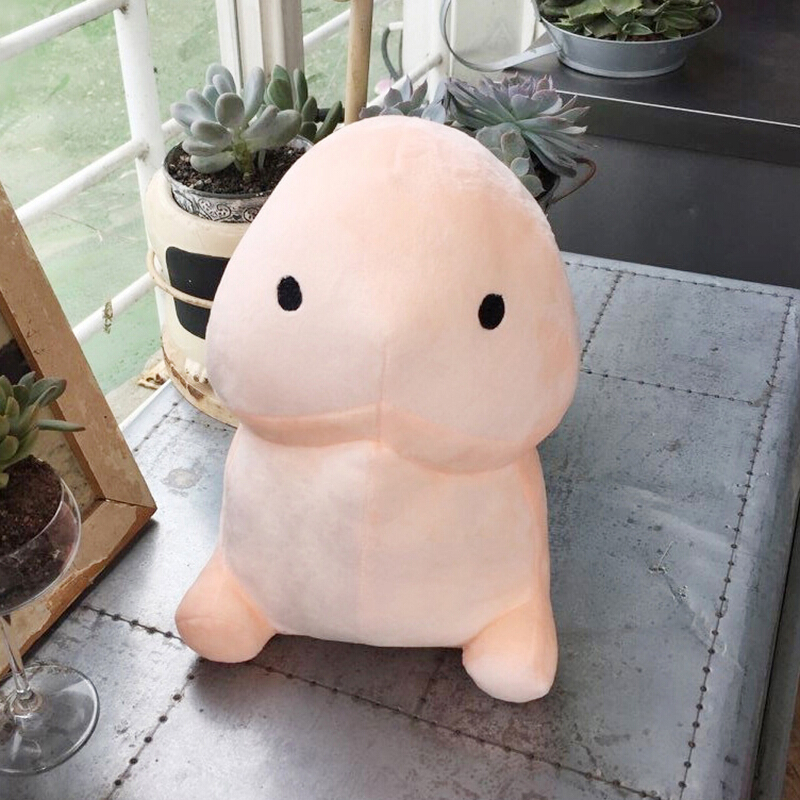 日本祈愿小丁丁玩偶抱枕搞笑鸡鸡毛绒玩具恶搞布娃娃邪恶男朋友抱枕