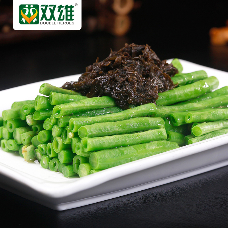 双雄橄榄菜 450g/瓶 瓶装 潮汕特产包邮 吃粥小菜下饭菜酱菜即食 1瓶