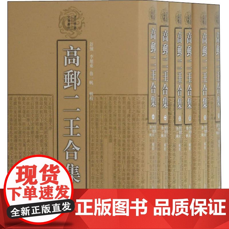 高邮二王合集全六册 清代学者文集丛刊王念孙王引之著社科文学理论文学评论与研究文学上海古籍出版社中国哲学正版图书籍高清大图