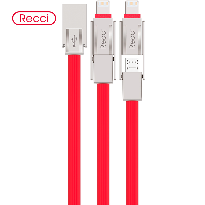 美能格(MAXCO) RCD-V100 锋藏二合一商务锌合金苹果安卓二合一数据线(七包服务)