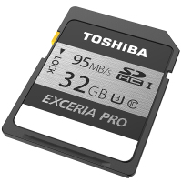 东芝(TOSHIBA)32GB R95M/S-W75M/S SDHC Class10 UHS-I U3 存储卡
