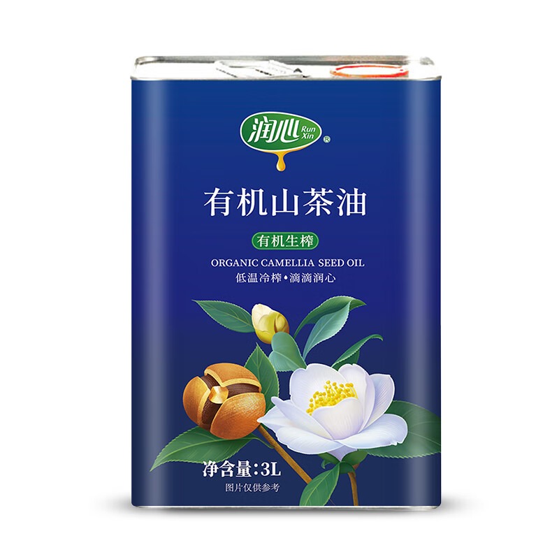 润心-有机生榨山茶油铁罐3L