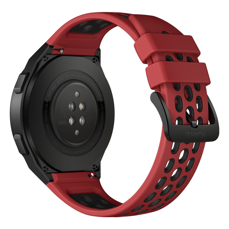 华为/HUAWEI WATCH GT 2e 智能手表 麒麟芯片 两周续航 百种运动类型 音乐播放 多彩表盘 运动款 熔岩红(46mm)