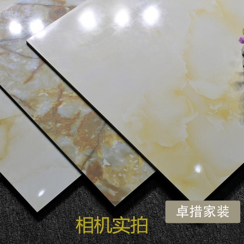 客厅卧室瓷砖釉面砖全抛釉地砖防滑瓷砖地板砖出租房地砖600X600壹德壹