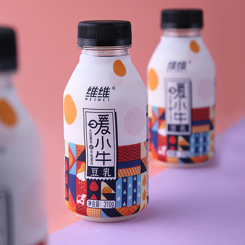 维维暖小牛醇香豆乳310g*24瓶*1箱