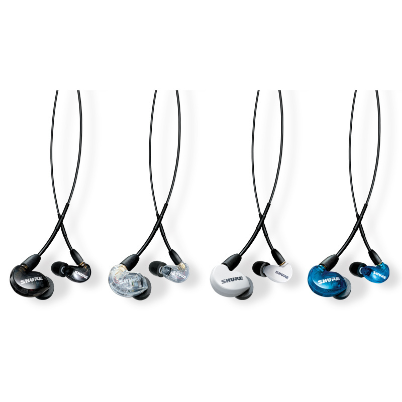 Shure/舒尔 SE215-BT2无线蓝牙音乐耳机 入耳式运动蓝牙挂耳式塞 蓝色