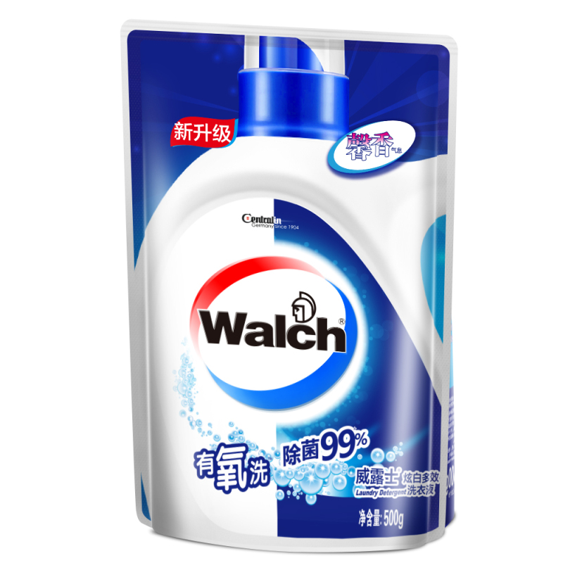威露士炫白多效洗衣液 500g*3连袋组合装含消毒成分