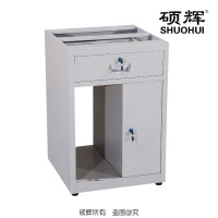 [硕辉]SH-LC1400执勤桌 单键盘钢制办公电脑桌 职员写字桌 1400*800*760mm