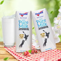 纽仕兰Theland新西兰进口4.0g低脂纯牛奶250ml*16盒礼盒装高钙学生成人早餐