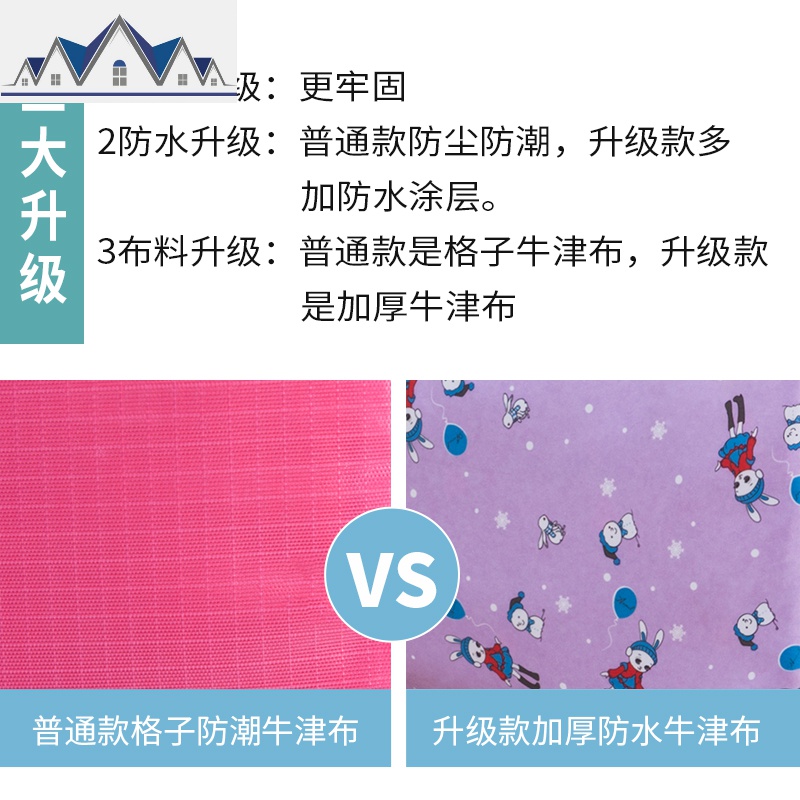 棉被子收纳袋牛津布装衣服的行李袋宿舍收纳超大打包搬家袋子 三维工匠收纳包高清大图