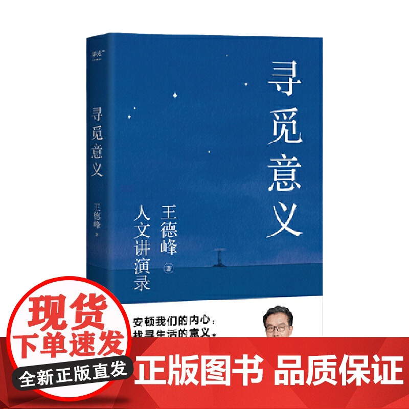 寻觅意义 复旦大学王德峰教授力作 小嘉 火遍全网演讲合集 他用四十多年中西方哲学修养帮你厘清现实的迷雾 正版书籍高清大图
