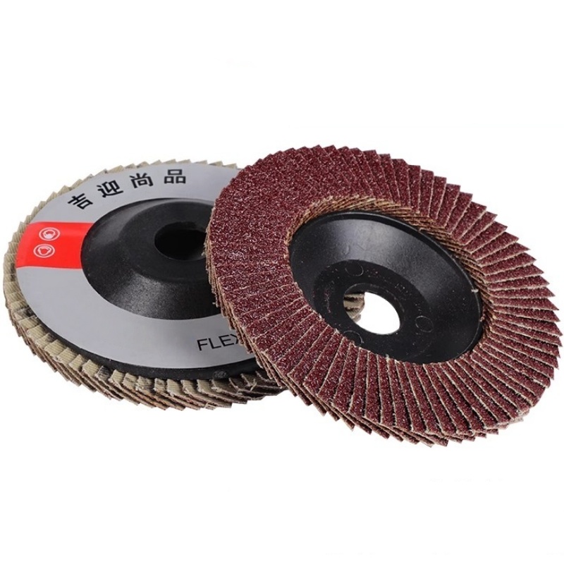 吉迎尚品 百叶轮抛光片砂轮磨光片百叶片 多规格 片高清大图