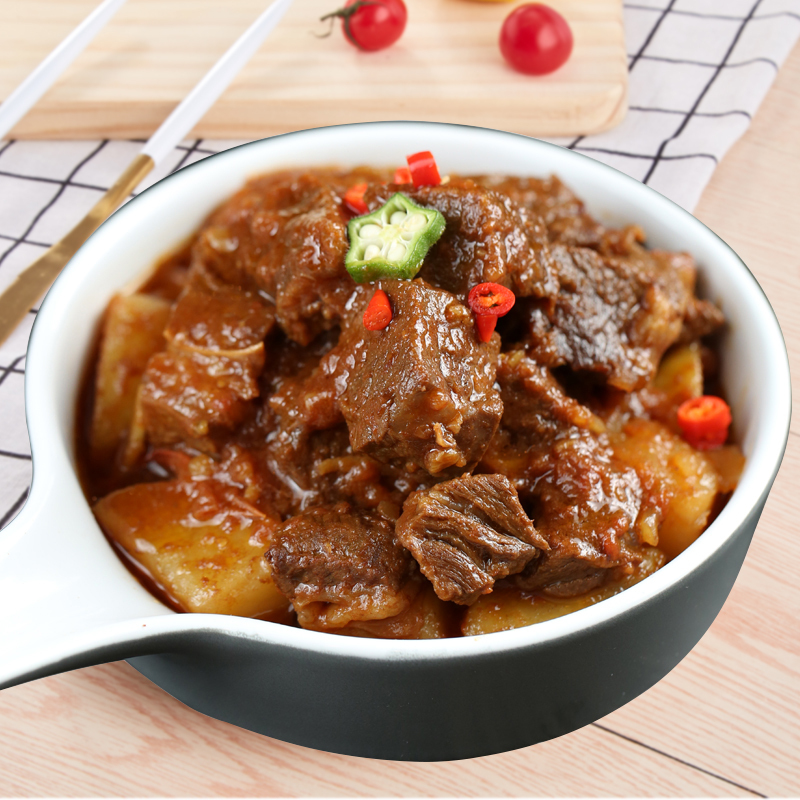 悠司坊 巴西进口牛腩块900g生鲜牛肉原肉手工切割