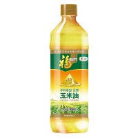 福临门 家用炒菜食用油 压榨一级 玉米胚芽油900ml 中粮出品