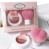 粉色安琪sweetpink公主腮红礼盒(奶茶粉)3.8G提亮肤色;色泽持久;遮瑕;定妆;修颜