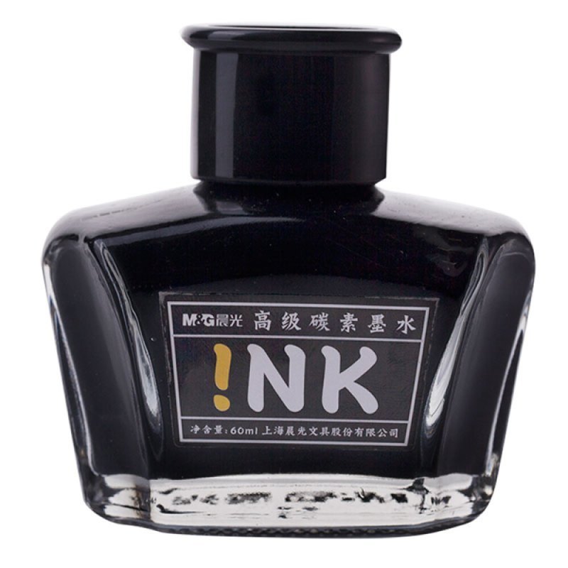 晨光(M&G)(C)高级碳素墨水AICW9001黑60ml AICW9001 单瓶装