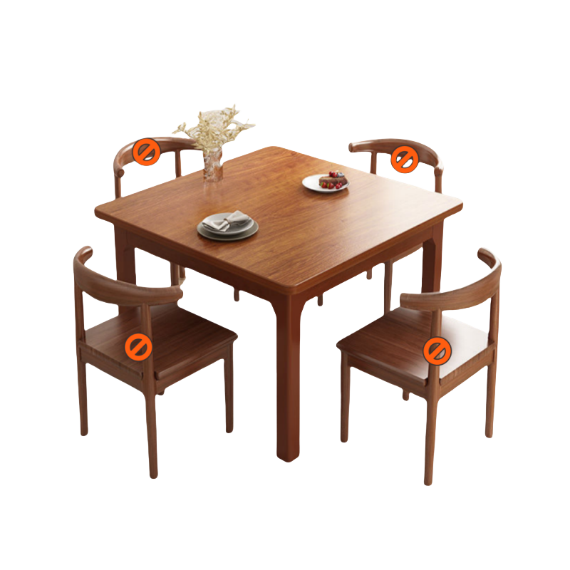 蕃蒂饭桌樱桃木色张高清大图