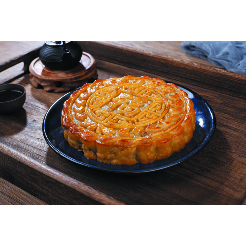 桂芝寳 仲秋团圆五仁金腿月饼礼盒 650g