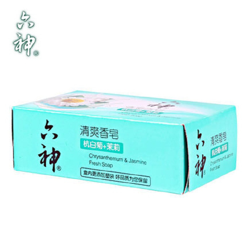 六神 清爽 香皂(杭白菊+茉莉)125g(单位:块)