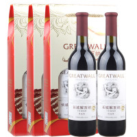 长城（GreatWall）中粮国产红酒长城干红葡萄酒 优选级解百纳 13度国产红酒650ml*6瓶整箱装