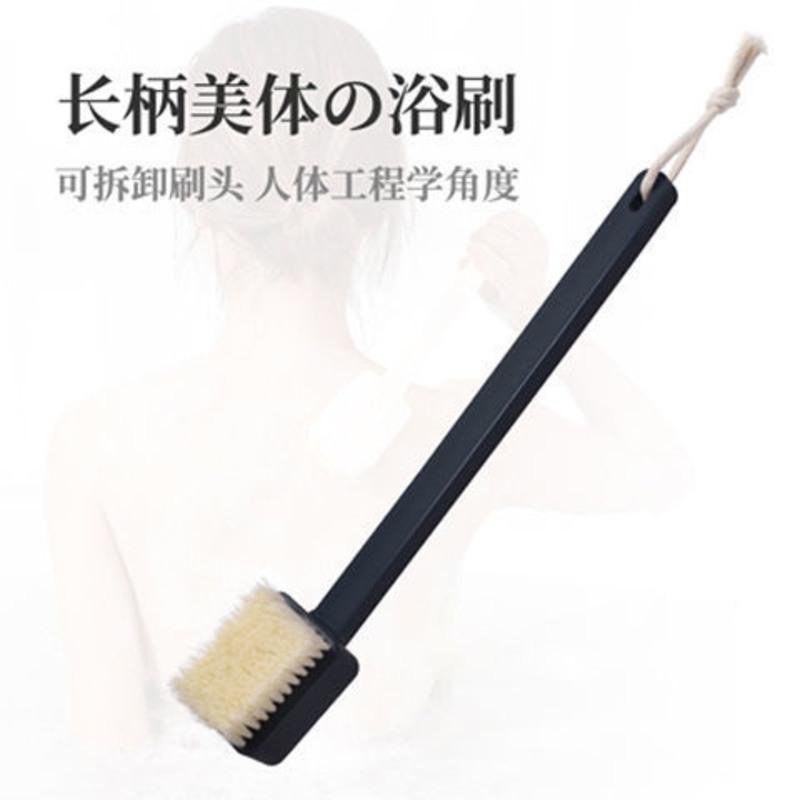 硬毛墨绿色(收藏加购送浴帽) 网红搓澡神器娜娜同款洗澡刷日式搓背神器可拆式超细软毛猫爪浴刷