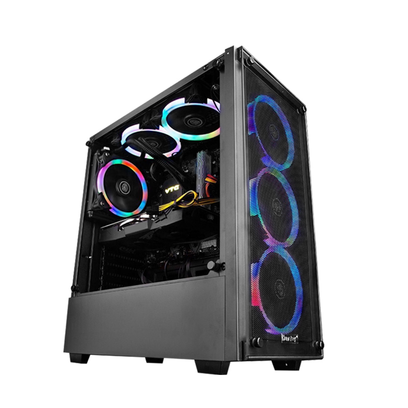 攀升 Intel酷睿i5 9400F升10400F/RTX2060/256G NVMe高速固态 台式机 游戏整机 DIY吃鸡游戏主机 组装机 台式电脑主机全套