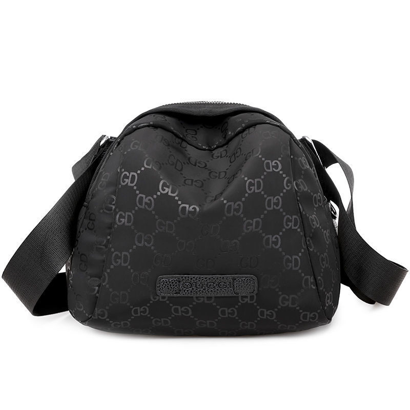 南极人帆布包女夏季包包2021贝壳包网红胸包女包百搭日系单肩包斜挎包_369 【NN-9925】黑色