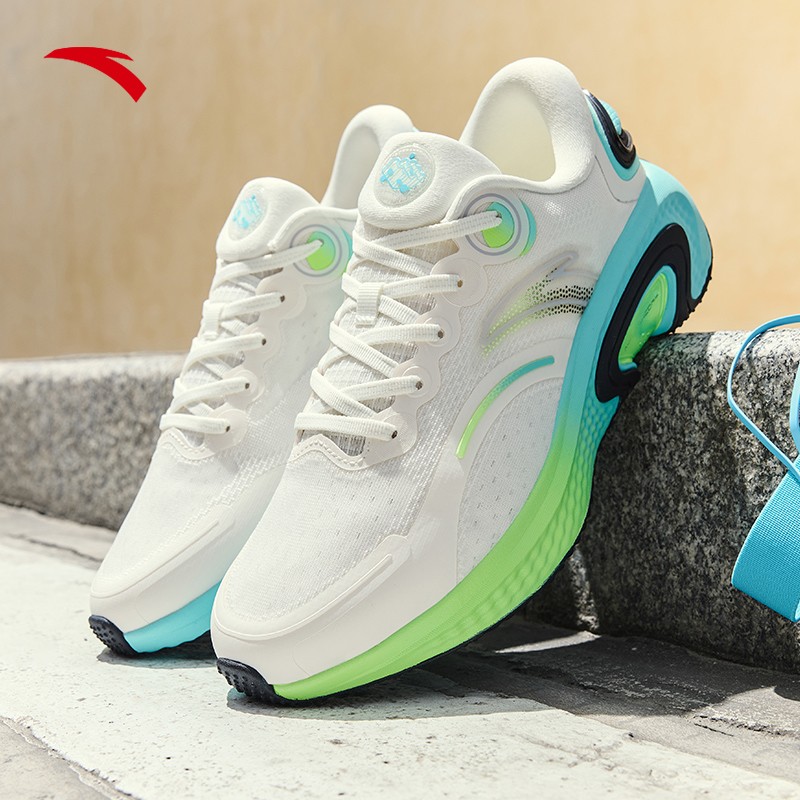 安踏乳胶跑鞋2官方旗舰2022秋季新款软底跑步鞋男缓震休闲运动鞋