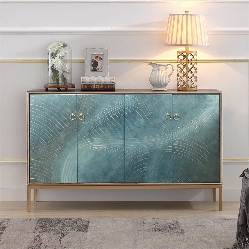 后现代轻奢鞋柜家用口入户厅装饰柜新中式玄关柜储物餐边柜子