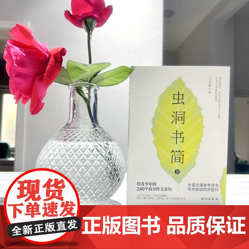 虫洞书简9:给青少年的240个高分作文金句(大语文课用书,写作阅读同步提升) 王溢嘉 台海出版社 正版书籍高清大图