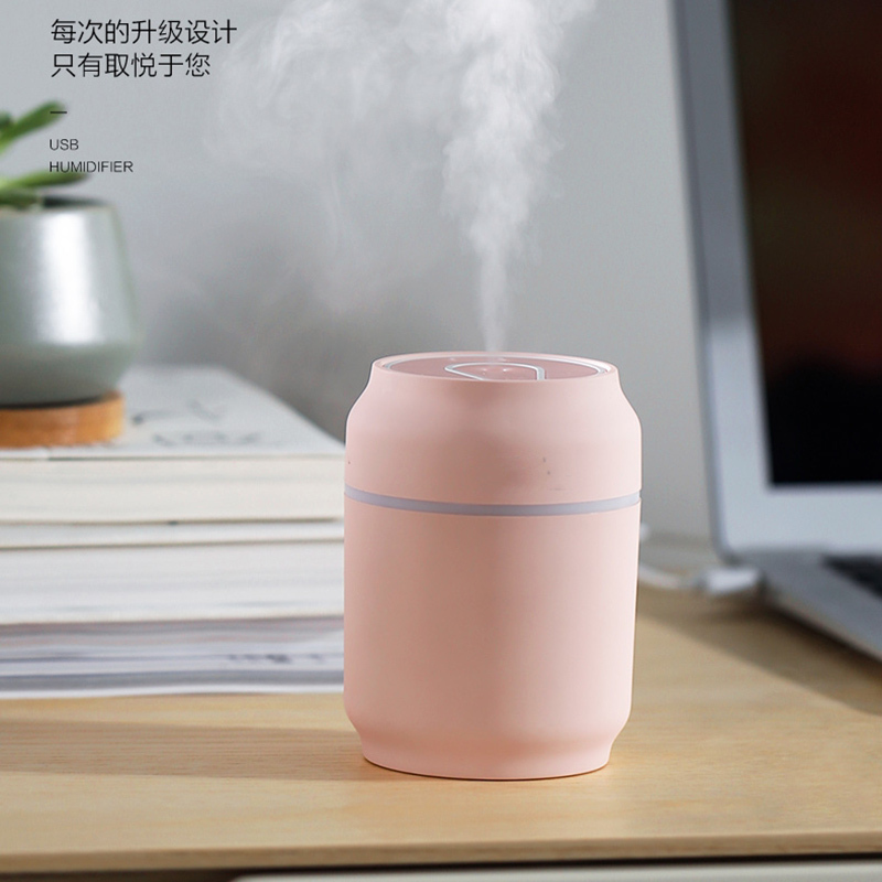 益多加湿器 YD-S02迷你usb家用静音喷雾便携式迷你小型办公室学生宿舍车载桌面补水加湿器 粉色