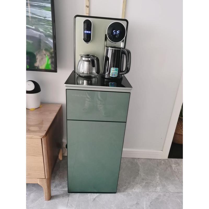 荣事达新品茶吧机饮水机家用立式下置水桶冷热多功能办公室饮水器 金色防烫 温热