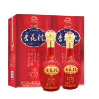 山西汾酒 杏花村18红 42度 清香型 白酒 475ml 单瓶
