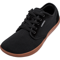 HOBIBEAR时尚轻便板鞋男女同款透气耐磨舒适百搭潮流设计 黑褐 45码