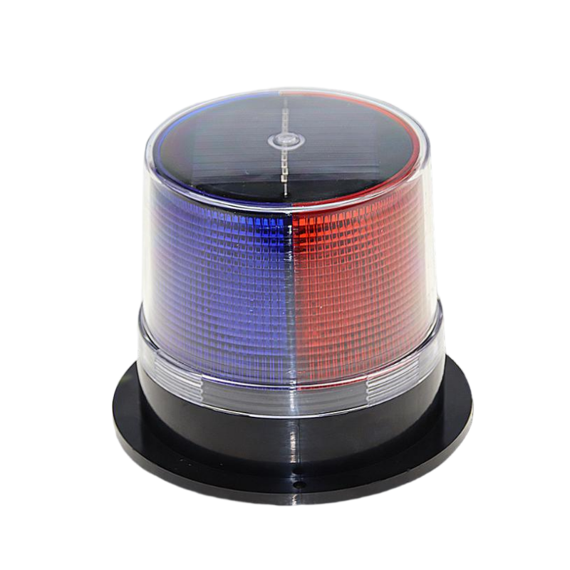 羚翎 LLBJQ-10 DC3.6V 3.6W IP66 磁吸式太阳能警示灯(计价单位:个)红蓝色高清大图