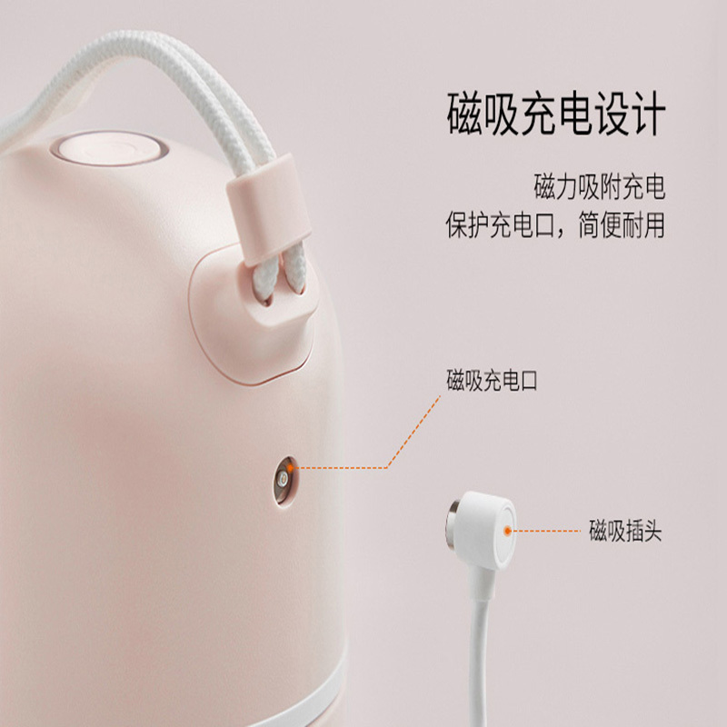九阳(Joyoung)魔法豆浆机250ml迷你打浆机小型单人多功能全自动便捷果汁料理杯 DJ03E-A1nano 粉色