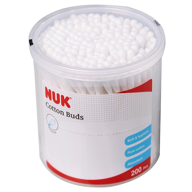 NUK婴儿专用清洁棉棒(盒装)-200支/盒