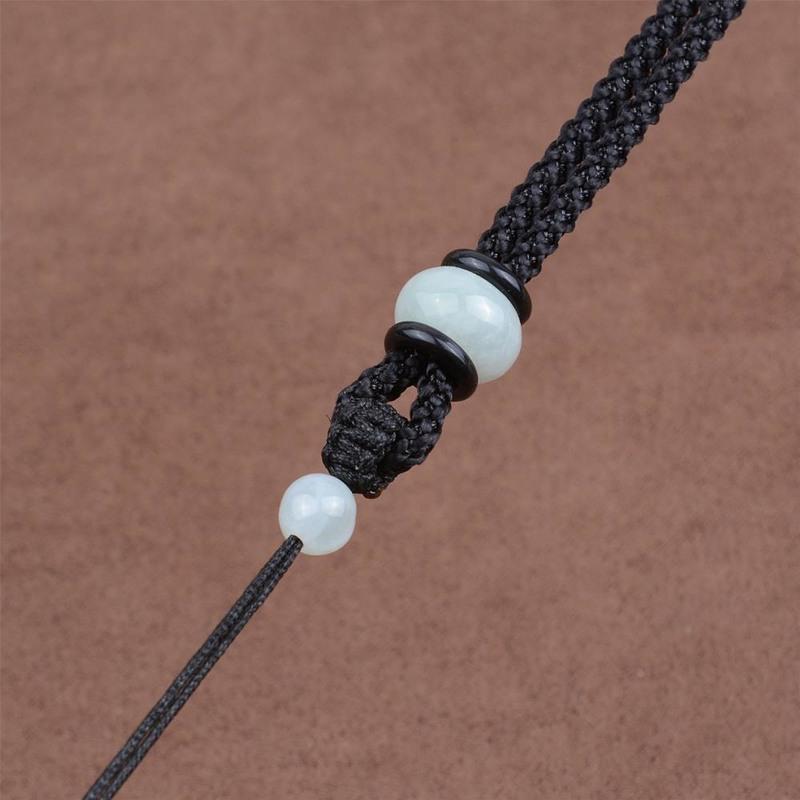 吊坠挂绳高档挂脖翡翠手工编织项链绳玉佩玉坠男女挂坠绳子挂件绳红色