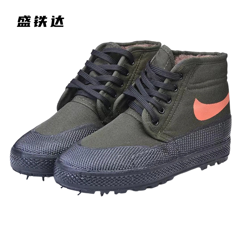 盛铁达 高帮加绒加厚棉鞋38-44码 STD-LB130 双高清大图