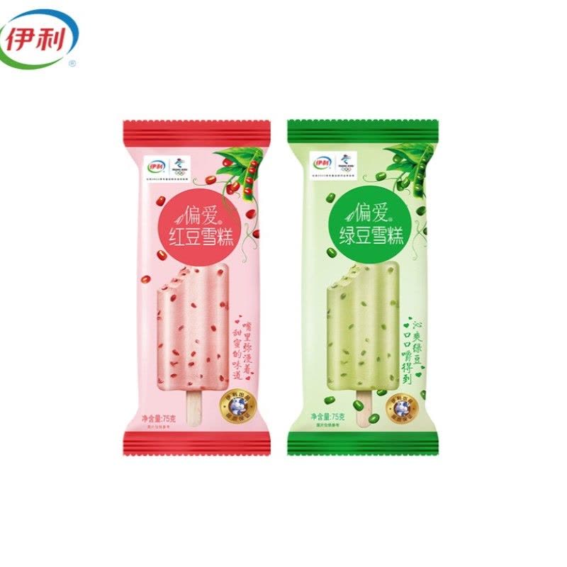 伊利偏爱绿豆雪糕75克图片
